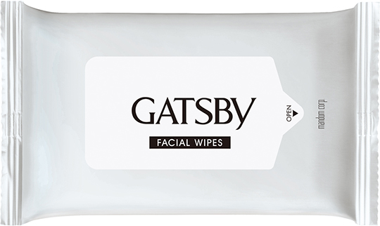 GATSBY Facial Wipes pack