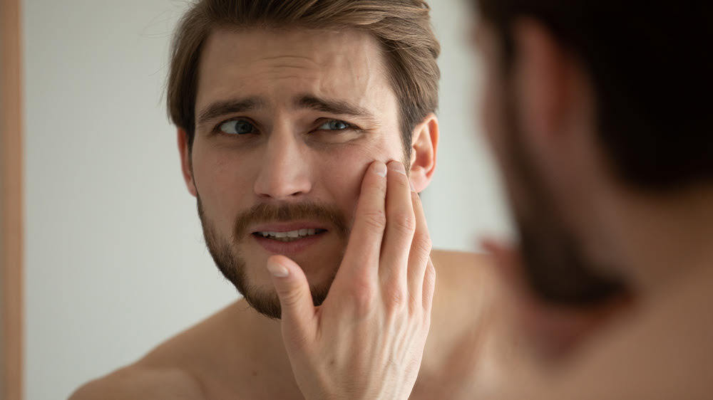 common signs of sensitive skin in men